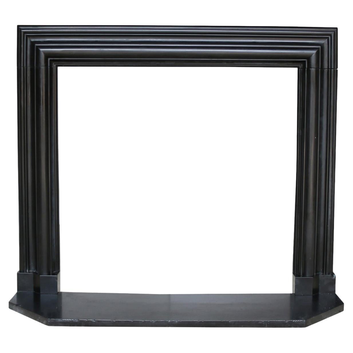 Antique Bolection Marble Fire Surround For Sale