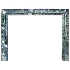 Antique Bolection Marble Fireplace Mantel