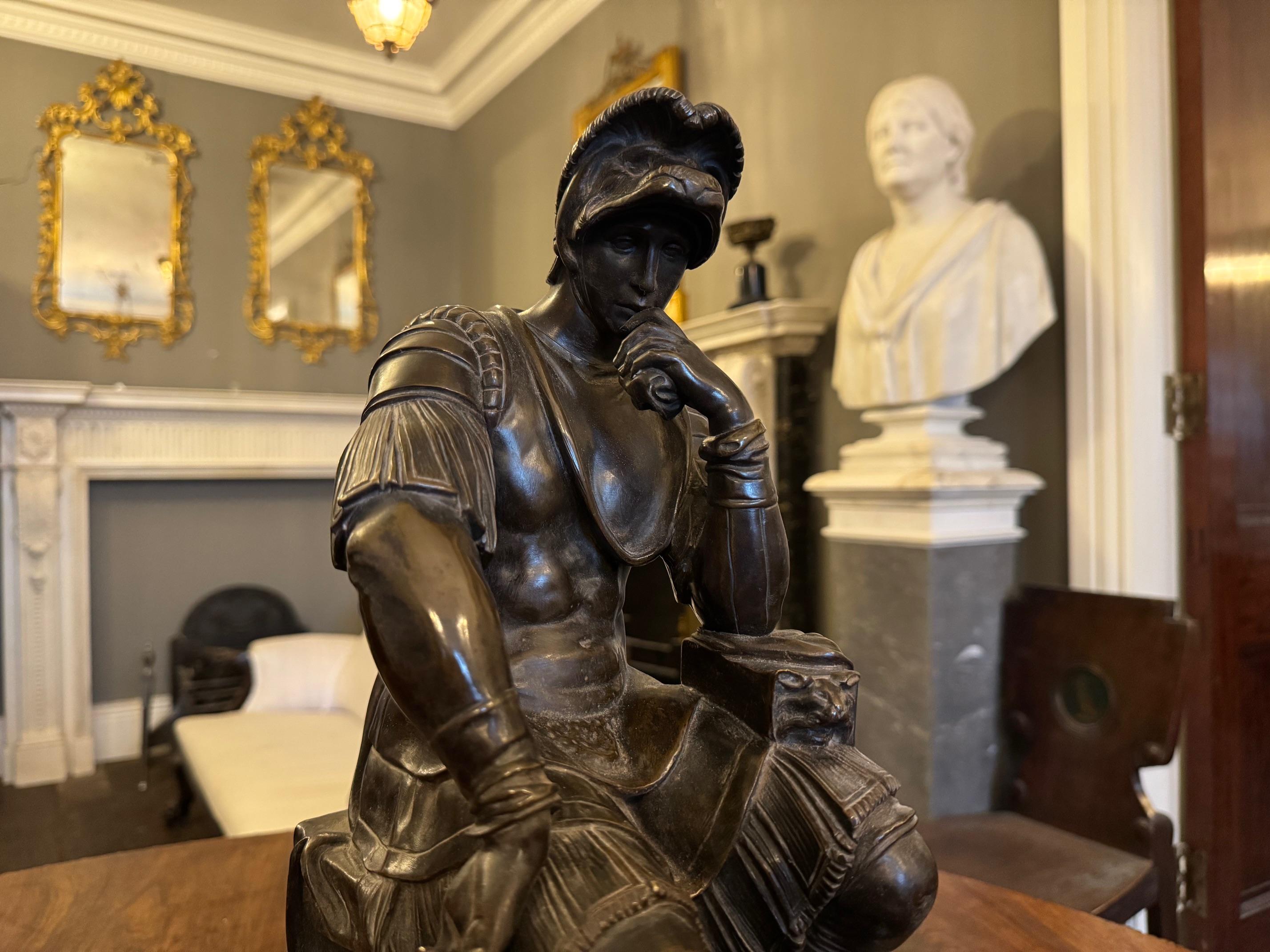 Figura antigua de bronce de Lorenzo de Médicis, según Miguel Ángel Francés en venta
