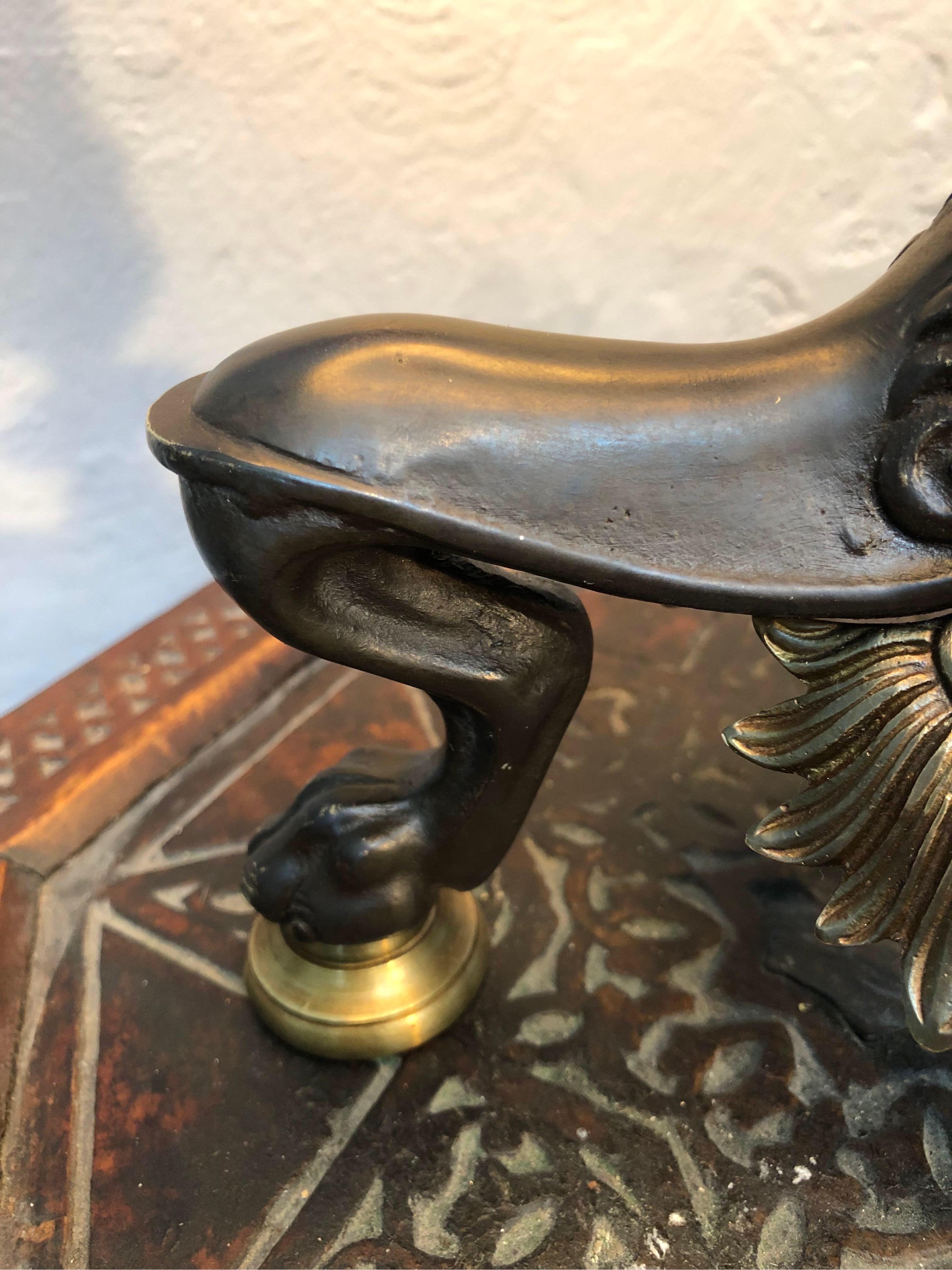 Antike Bronze Napoleon III Kandelaber Tischlampe aus den 1800er Jahren im Angebot 3