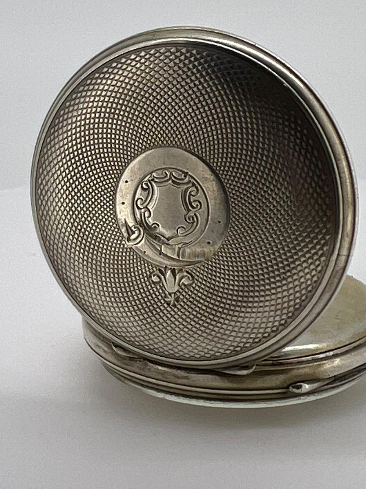Eine antike c1860's 935 Silber Schweizer Schlüssel gewickelt Open Face 39mm Taschenuhr im Zustand „Hervorragend“ in MELBOURNE, AU