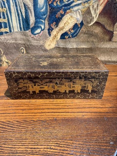 An Antique Chinese Export Lacquer Travel Desk, 19th Century