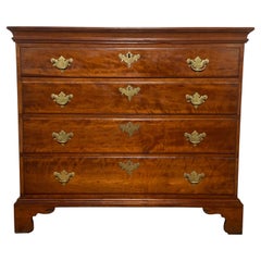 Antique Chippendale Four Drawer Dresser in Cherry, circa 1780s