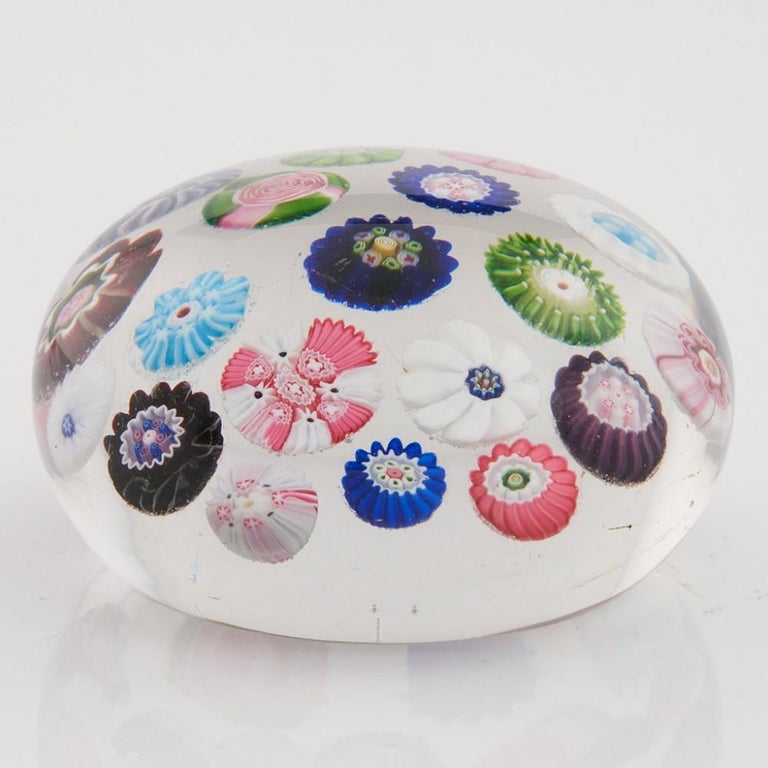 An Antique Clichy Rose Spaced Paperweight, c1860 For Sale at 1stDibs