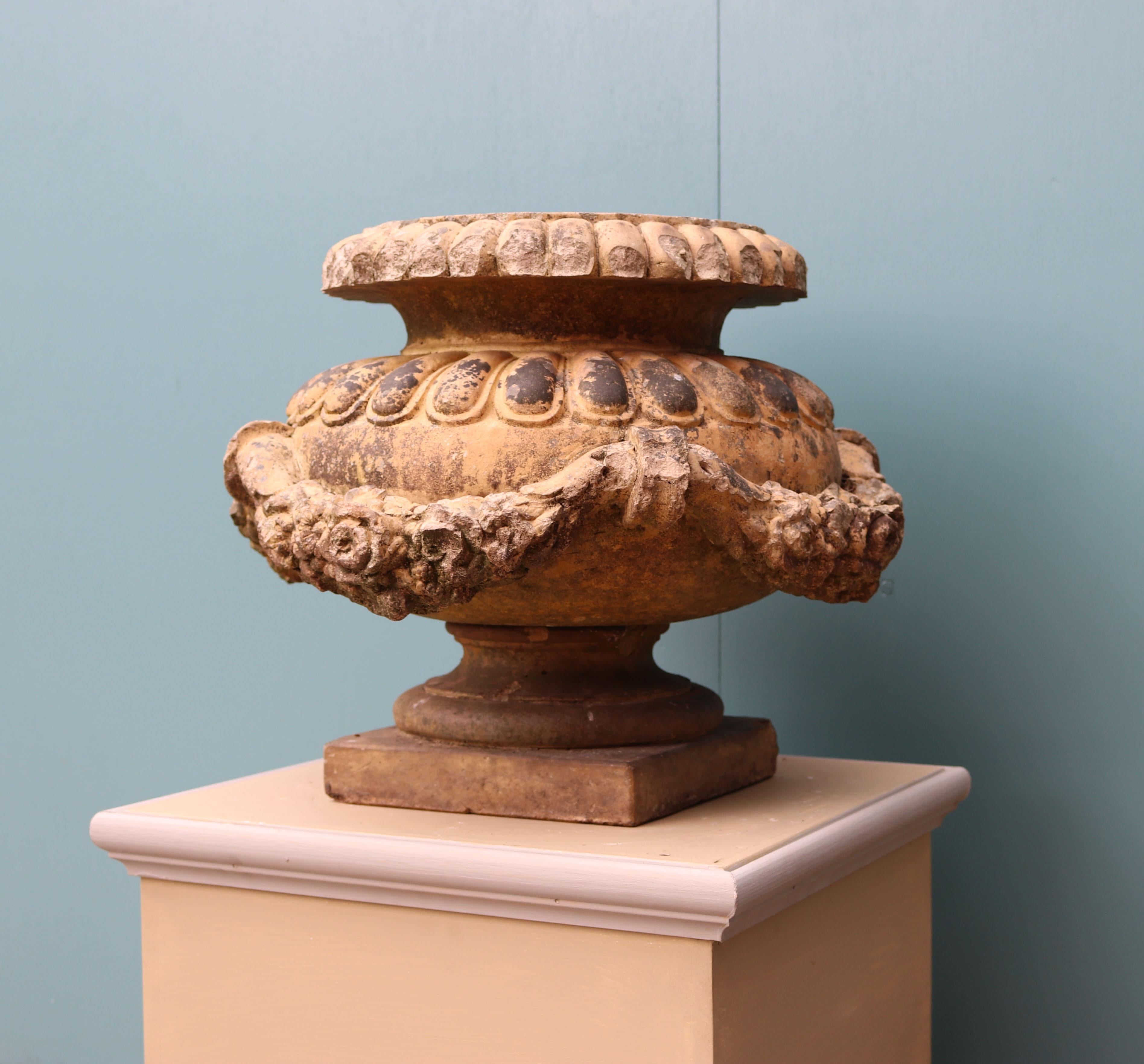 19th Century Antique Doulton Lambeth Terracotta Urn