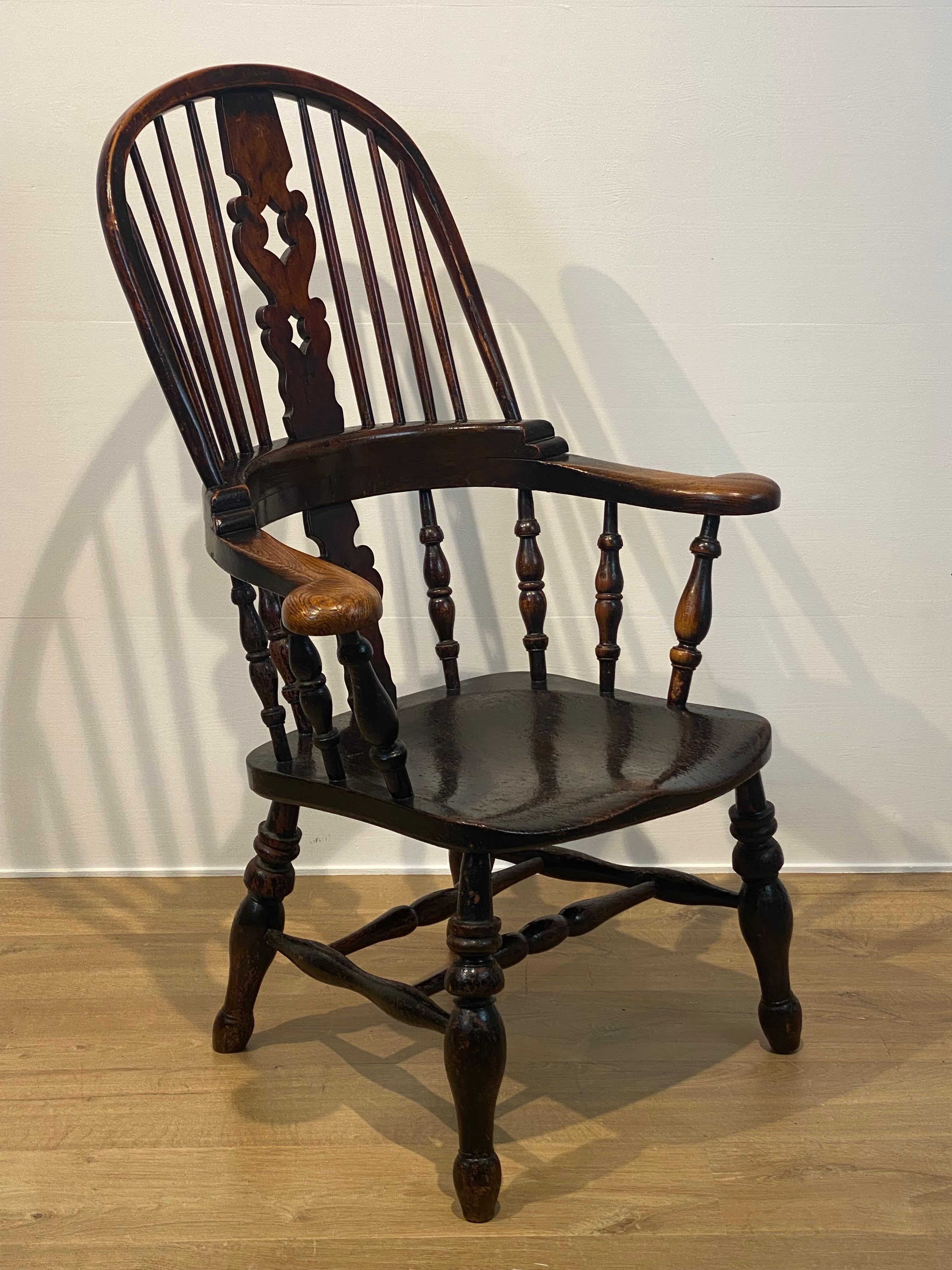 Ancienne chaise Windsor anglaise en vente 7