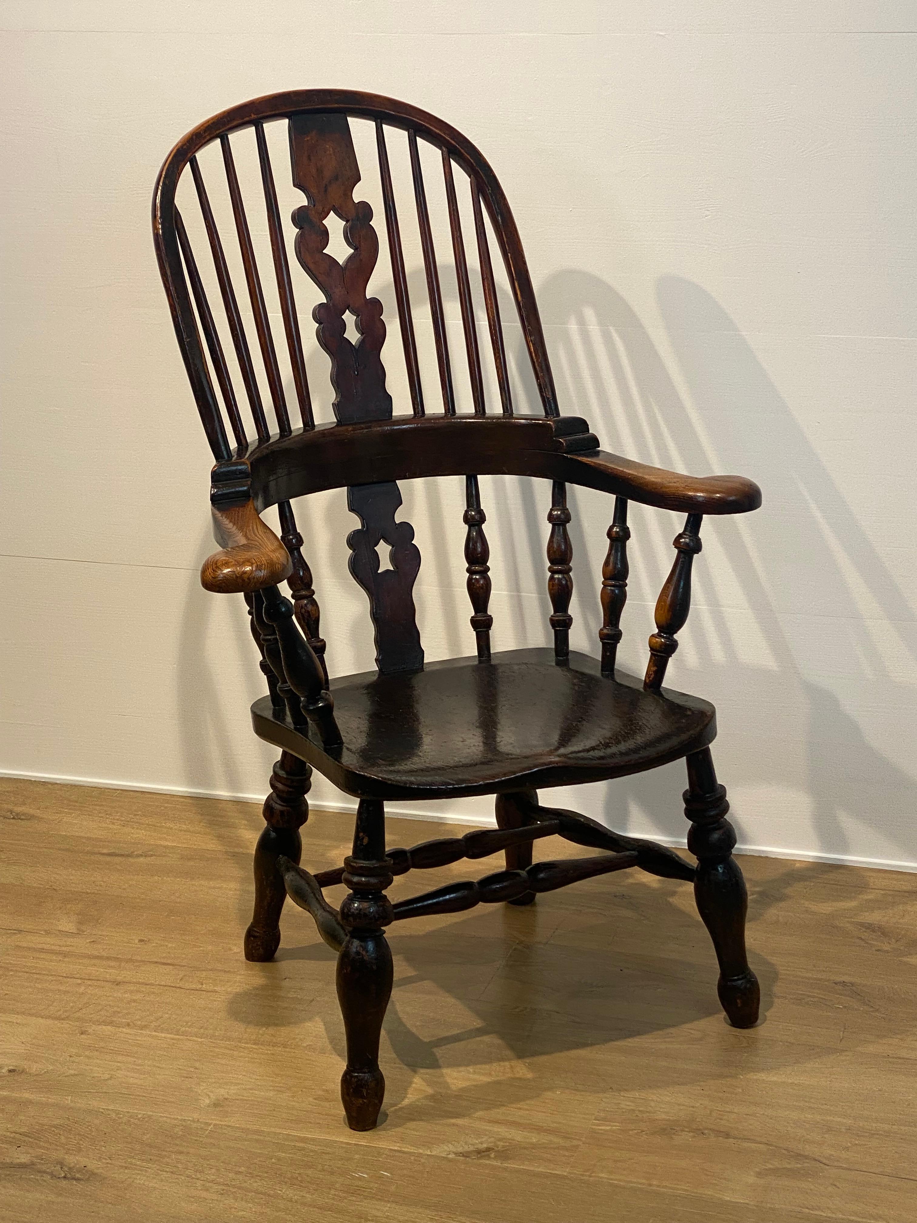 Ancienne chaise Windsor anglaise en vente 8