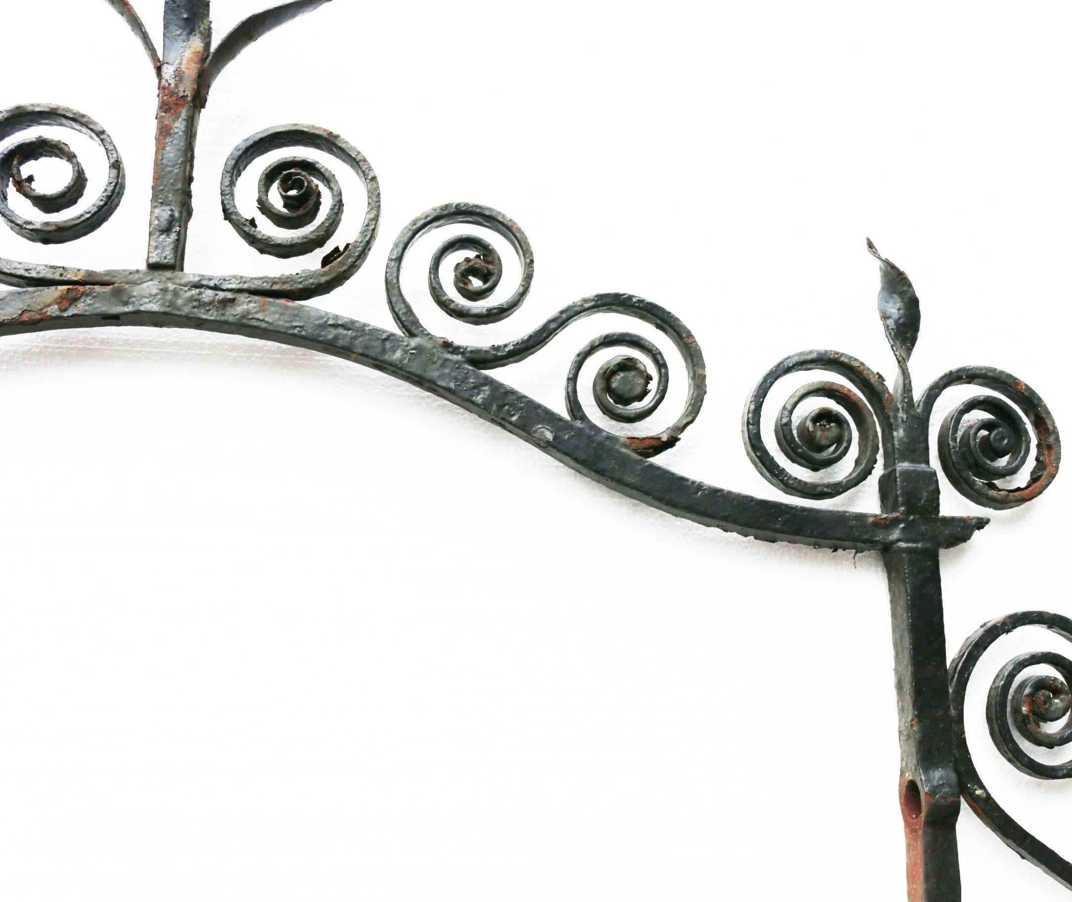 19th Century Antique English Wrought Iron Sign Bracket