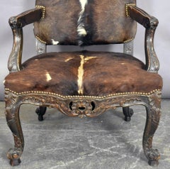 Fauteuil français ancien d'Auvergne-Rhne-Alpes
