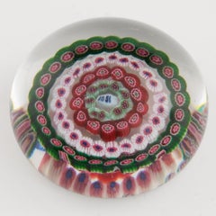 An Antique French Cane Paperweight, 1851
