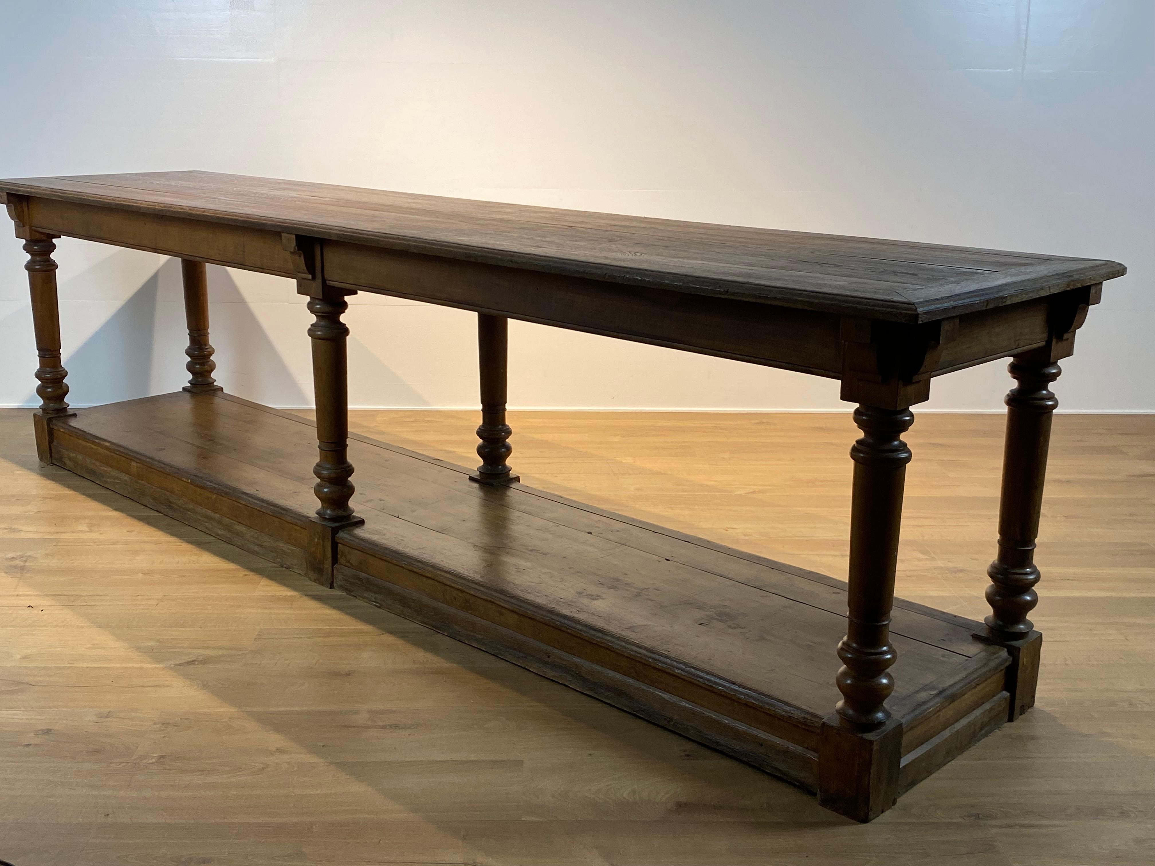 An Antique French Drapiers Table 9