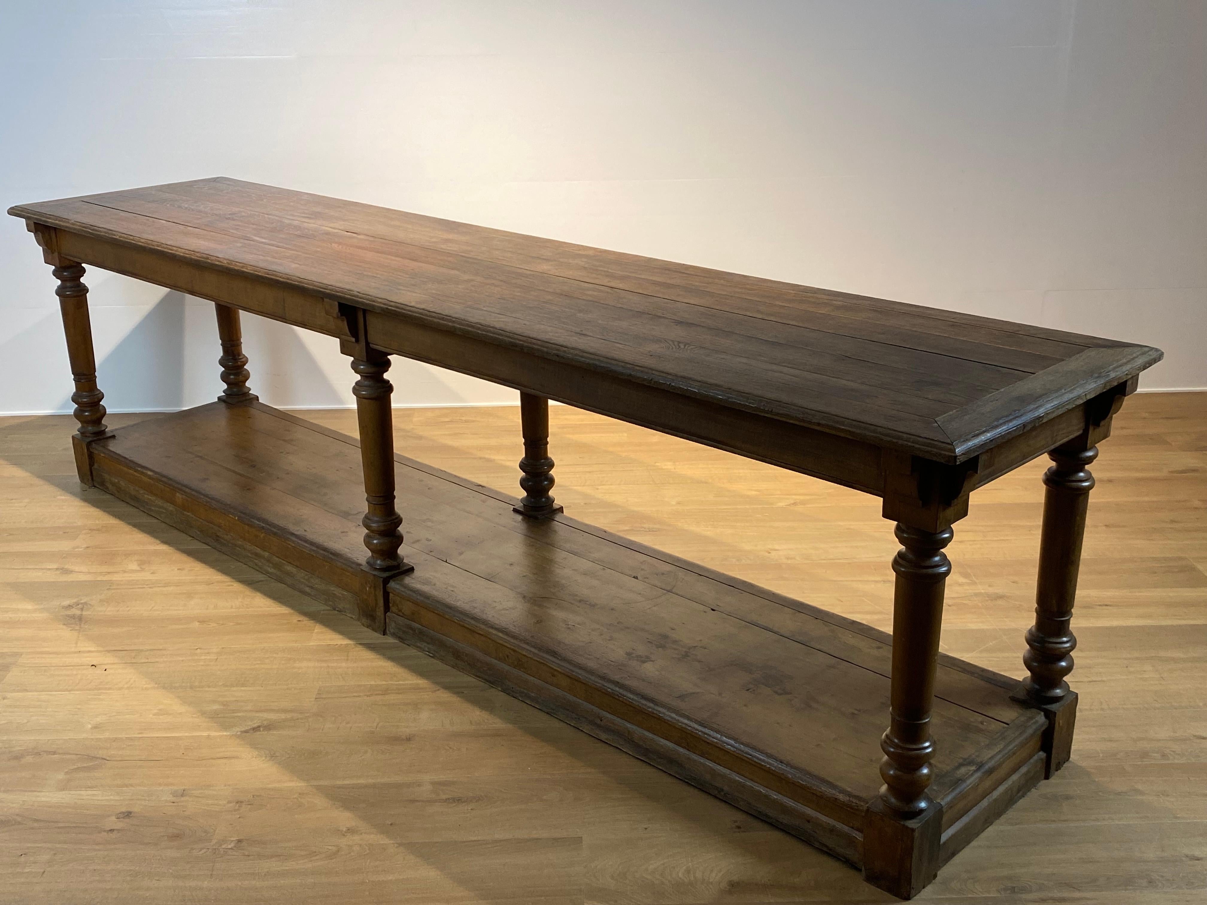 An Antique French Drapiers Table 11