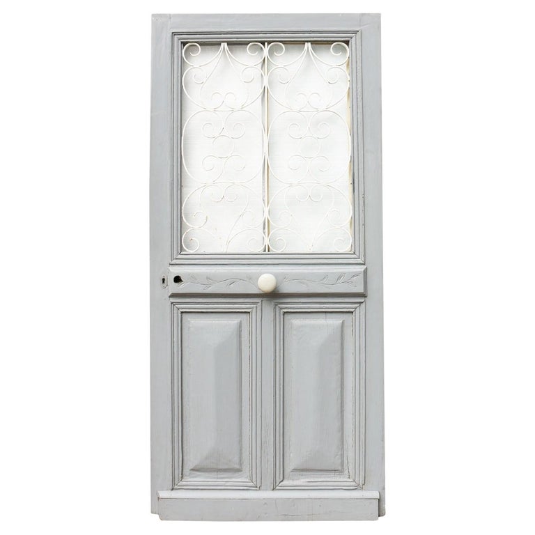 Antique French Oak Exterior Door For Sale at 1stDibs