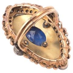 Antique Gem-Set and Enamel Ring, Circa 1900's