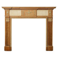 Antique Georgian Pine Fire Mantel