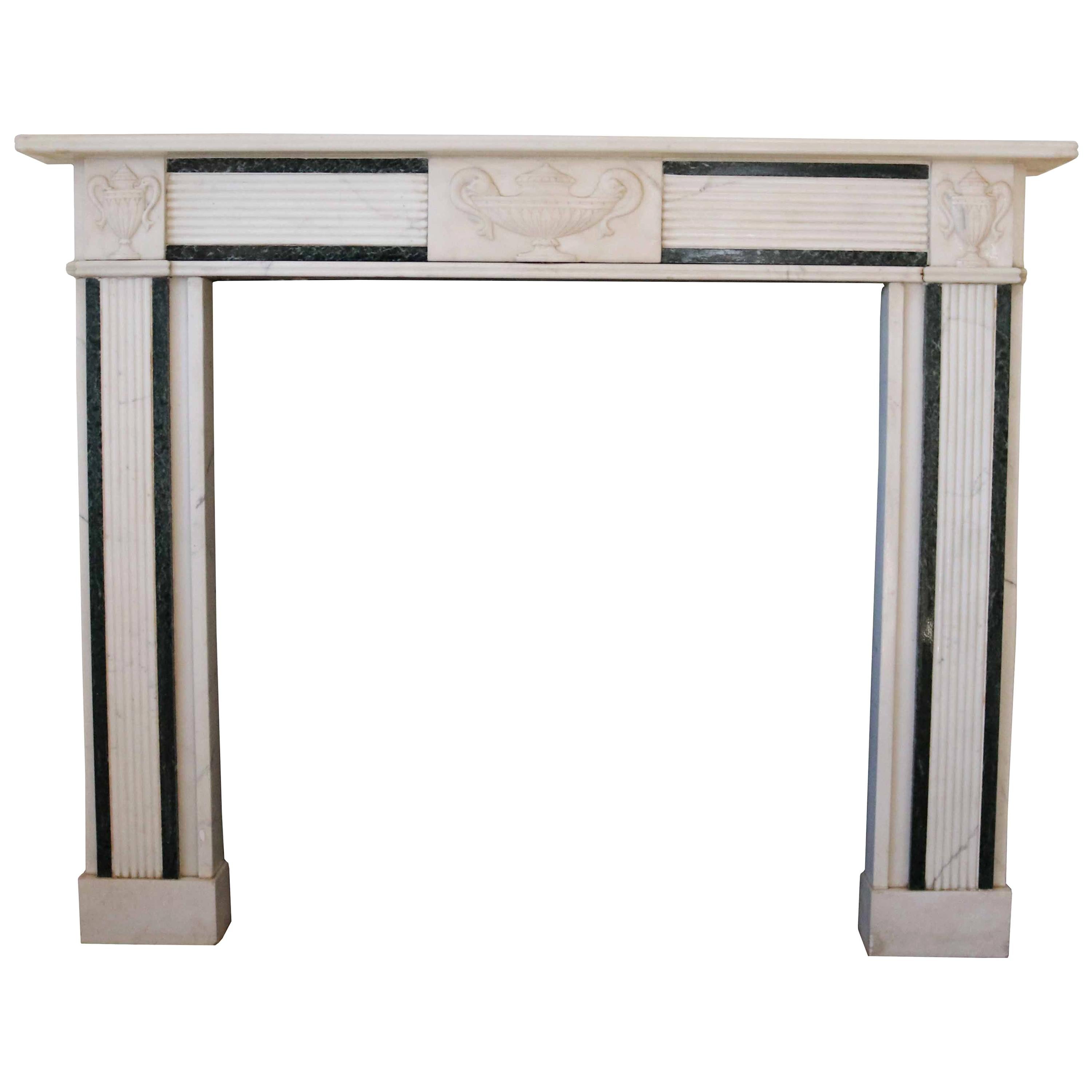 An Antique Georgian Style Marble Fire Surround