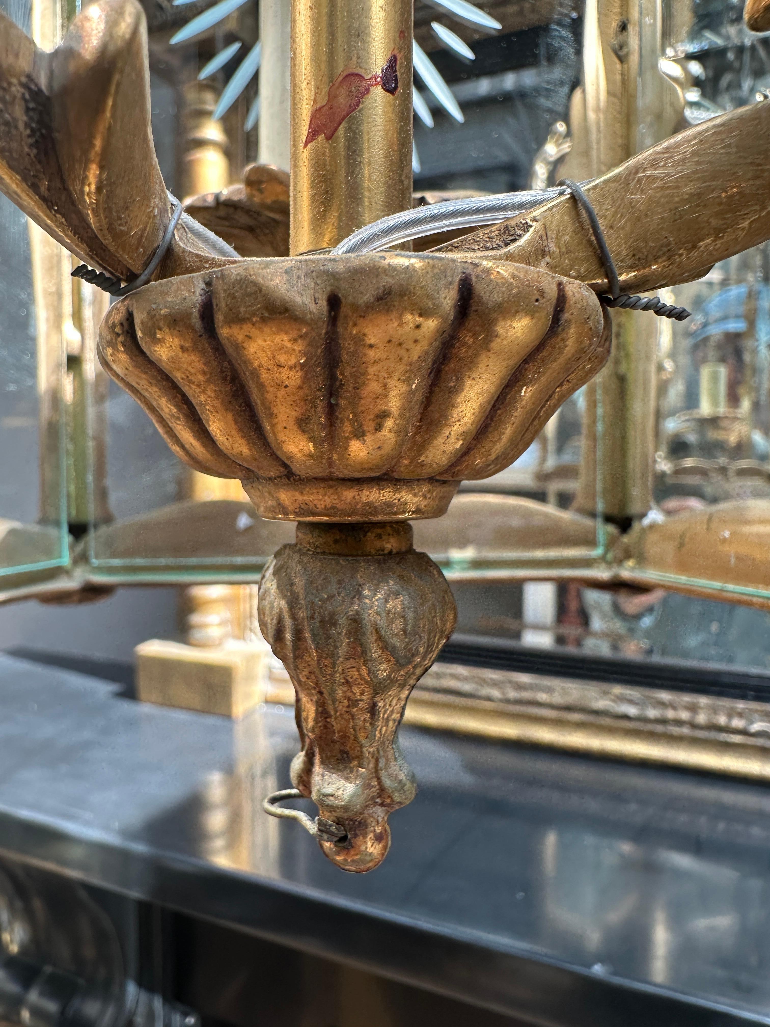 Ancien bronze doré français  Lanterne Rococo en vente 12