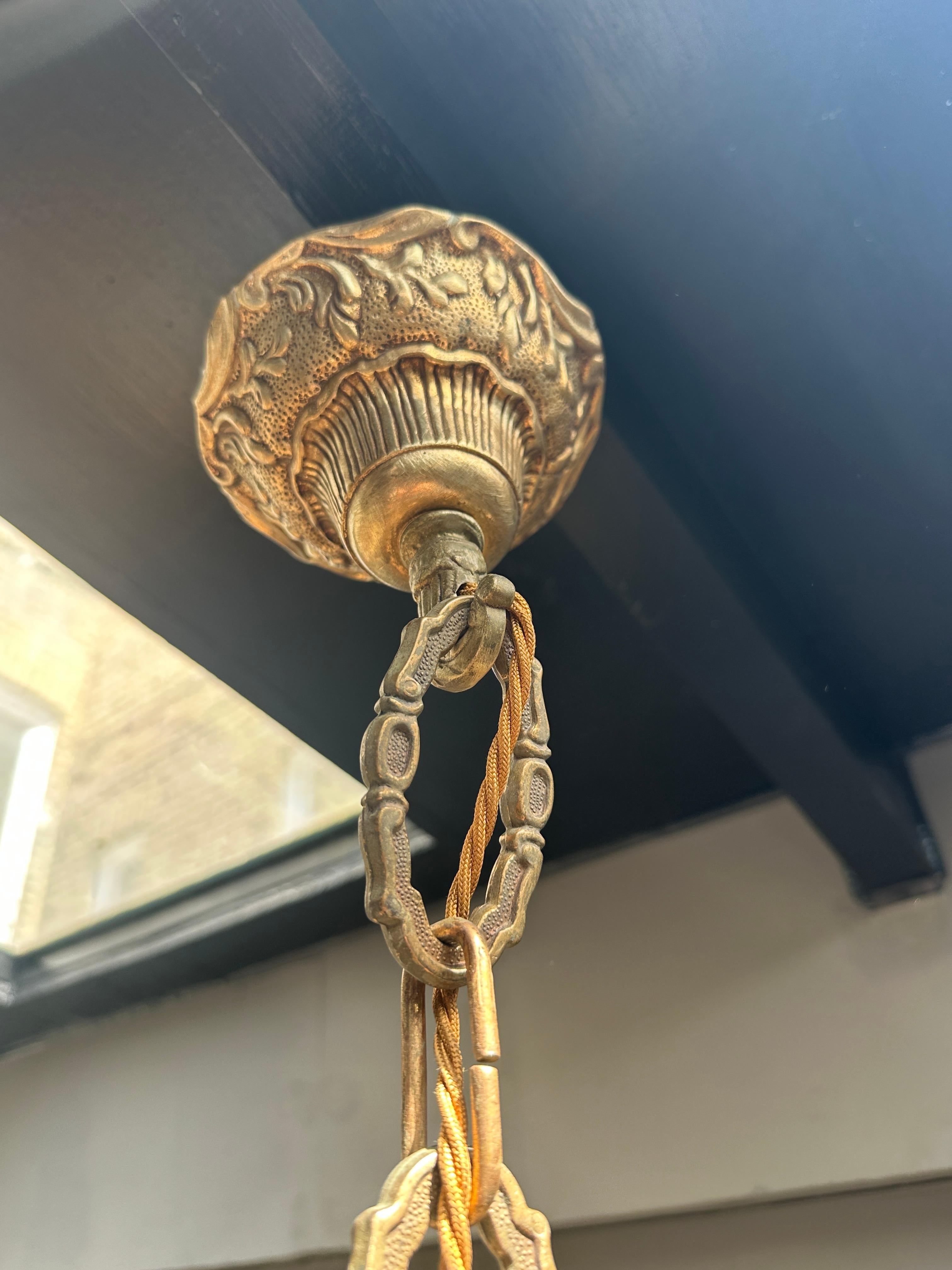 Ancien bronze doré français  Lanterne Rococo en vente 13