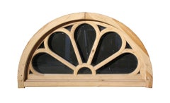 Antique Glazed Fanlight and Frame