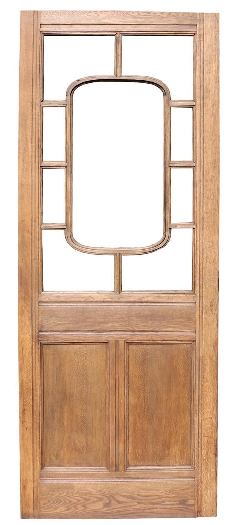 glazed oak doors
