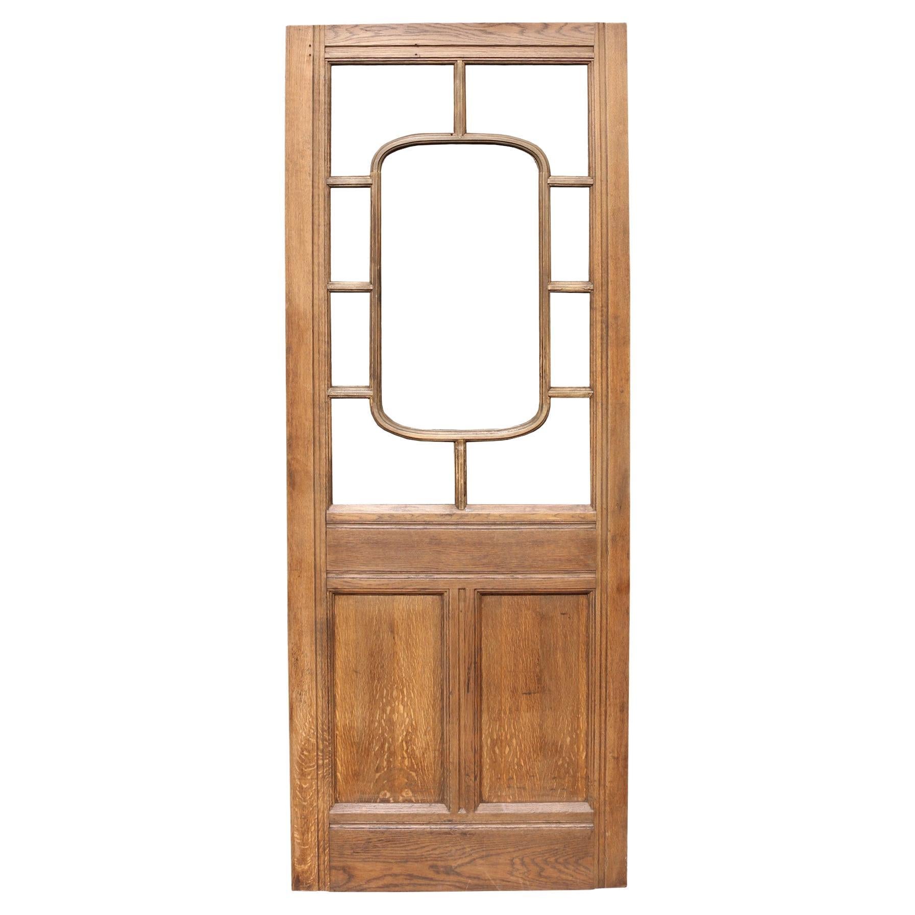 Antique Glazed Oak Door