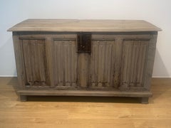 An antique Gothic Coffer
