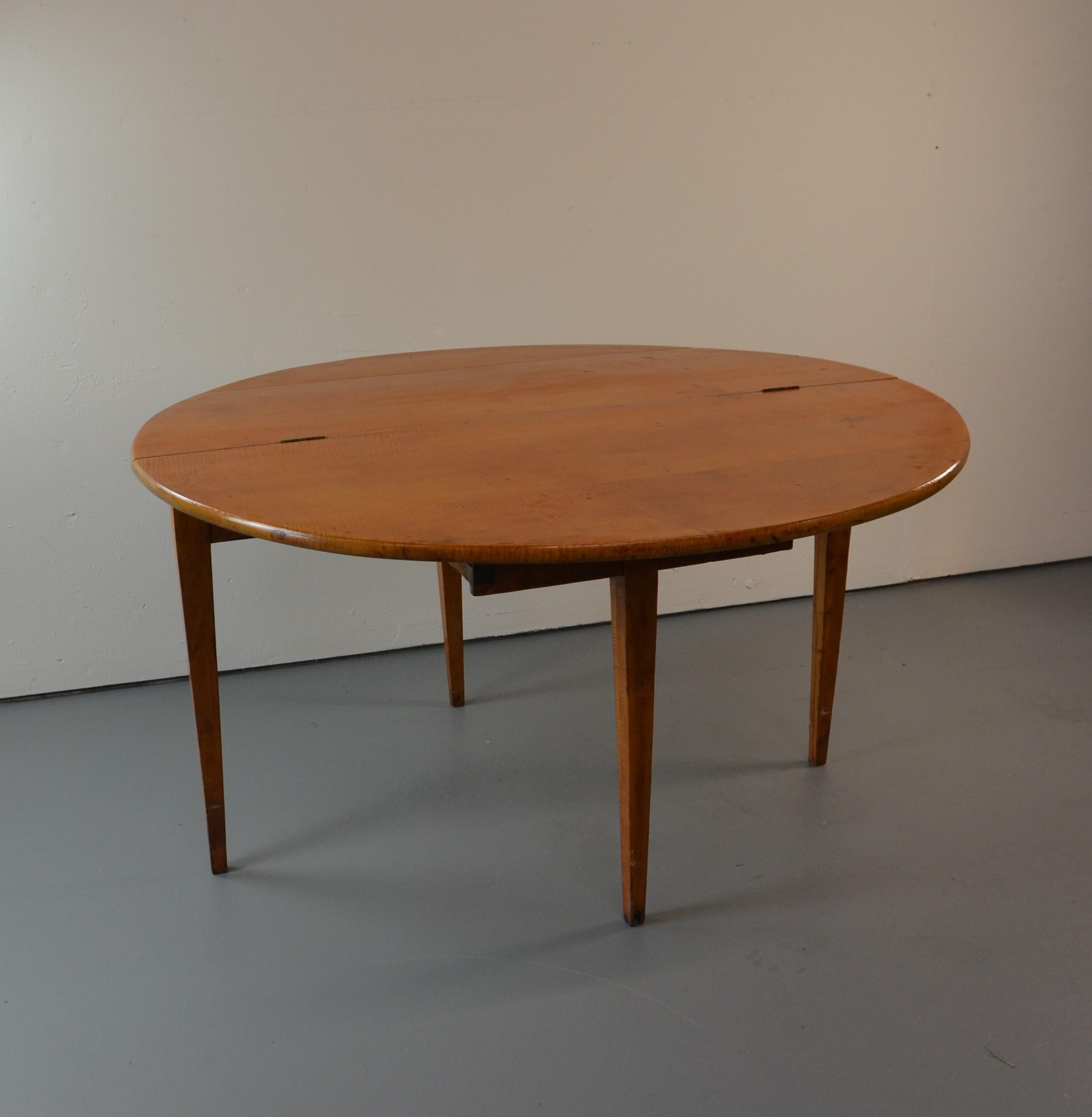Table à cartes ancienne Hepplewhite Demi Lune/Table à cartes, vers 1800 2