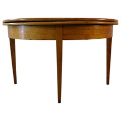 Table à cartes ancienne Hepplewhite Demi Lune/Table à cartes, vers 1800