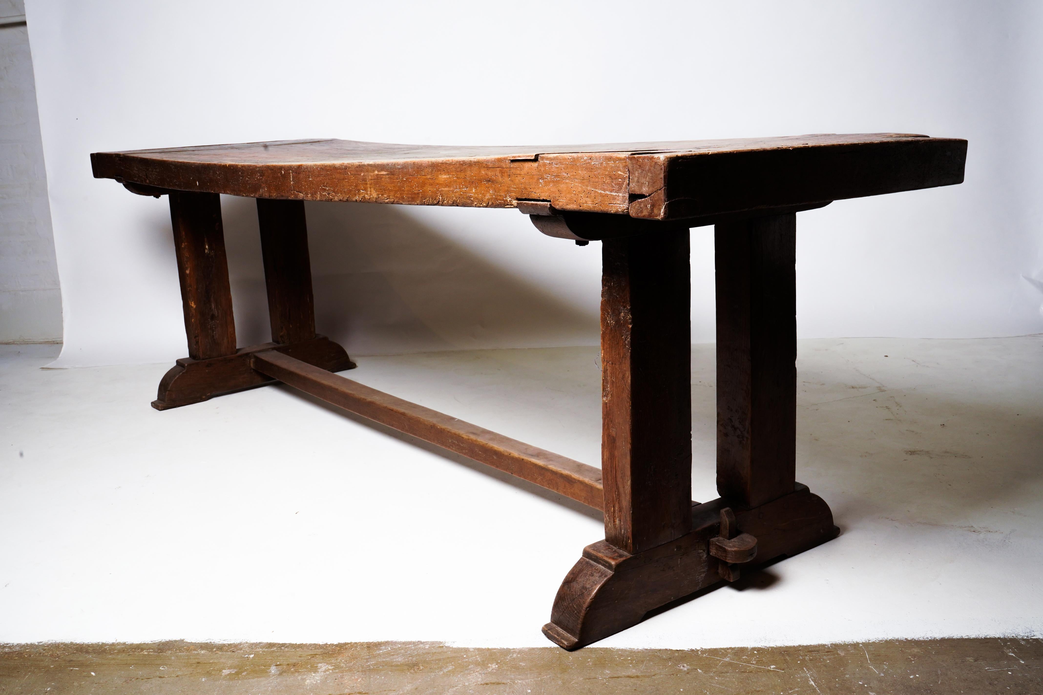 Antique Italian Monastery Table 4