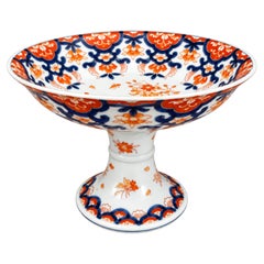 An Antique Japanese Imari Porcelain Compote Bowl, 19th Century