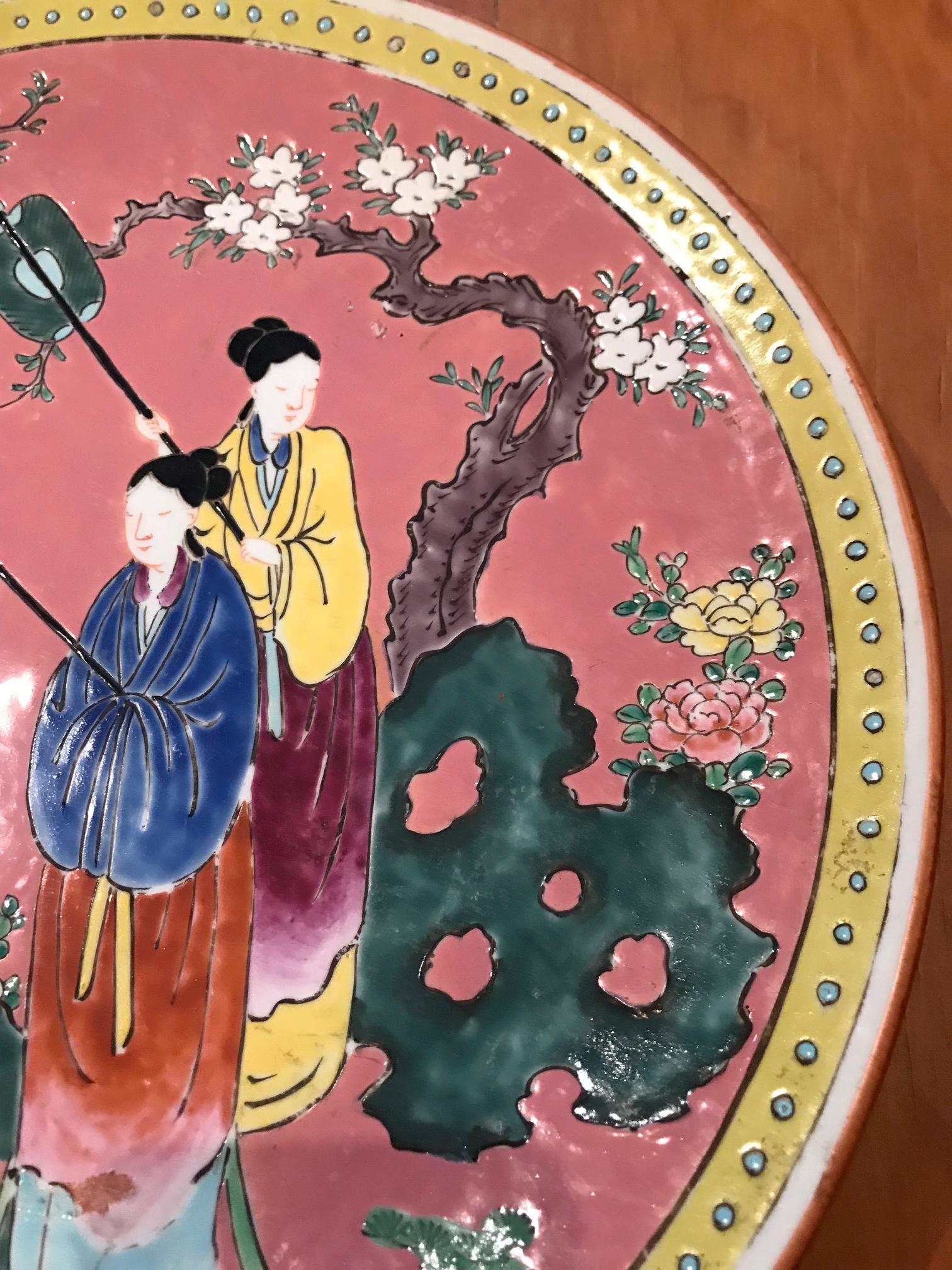 Japonisme Assiette en porcelaine japonaise en vente