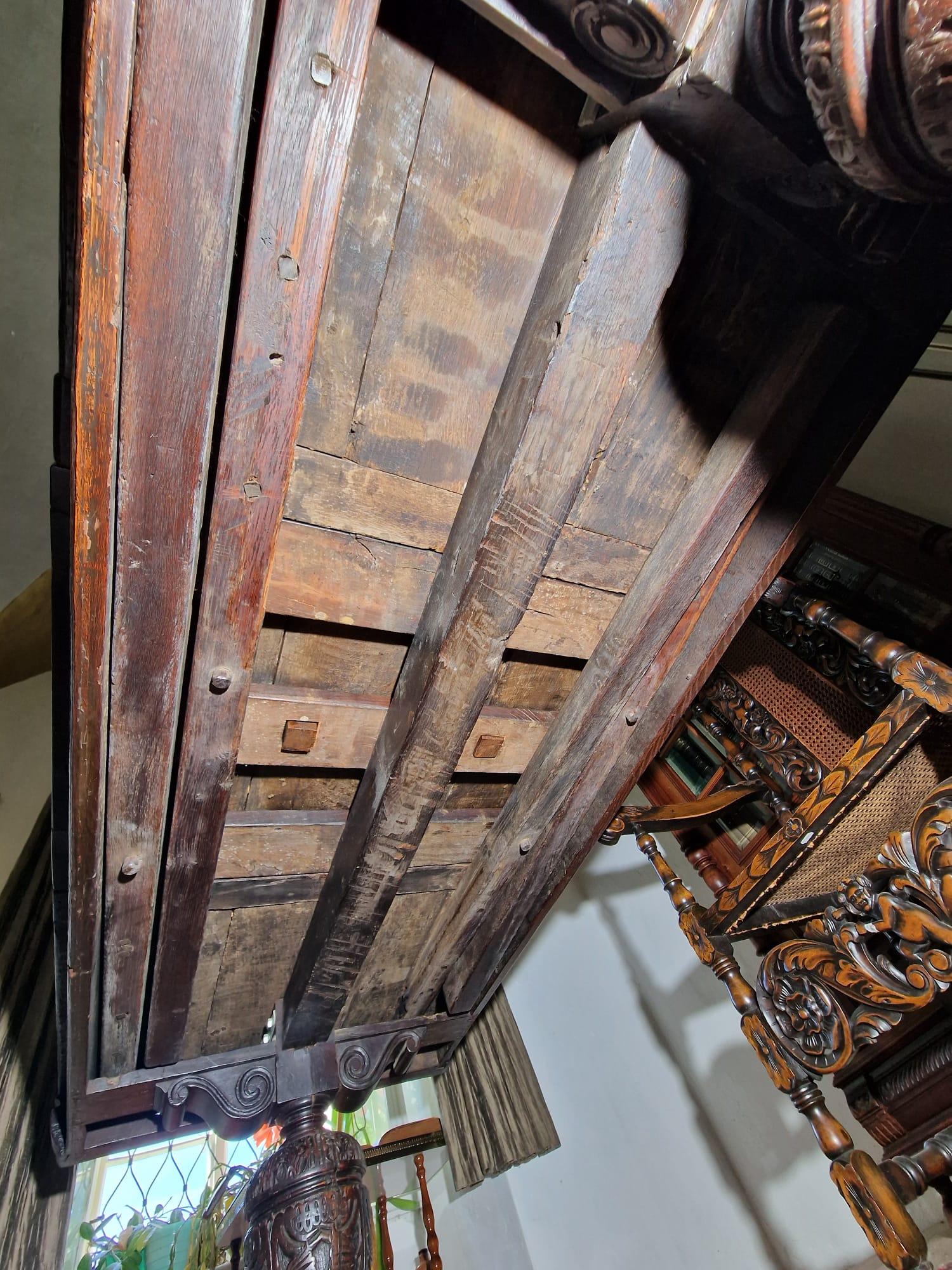 An antique large English table from the early 18th century For Sale 9