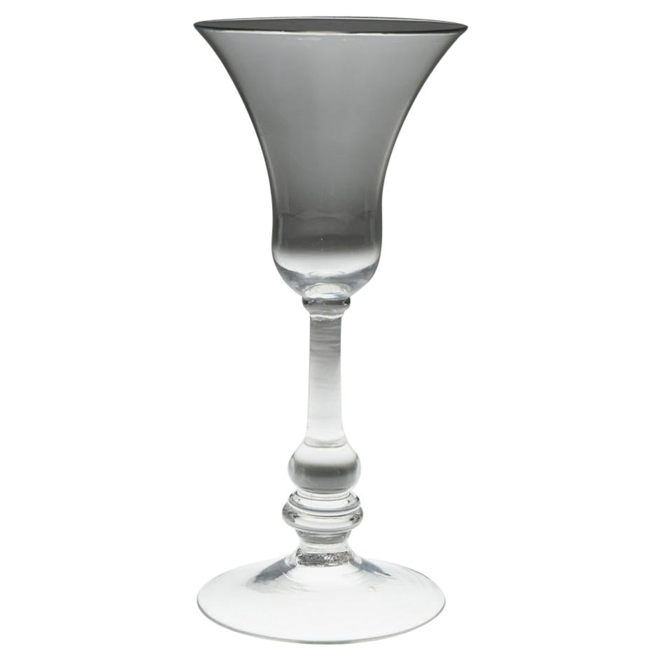 Antikes leichtes Baluster-Weinglas, um 1740