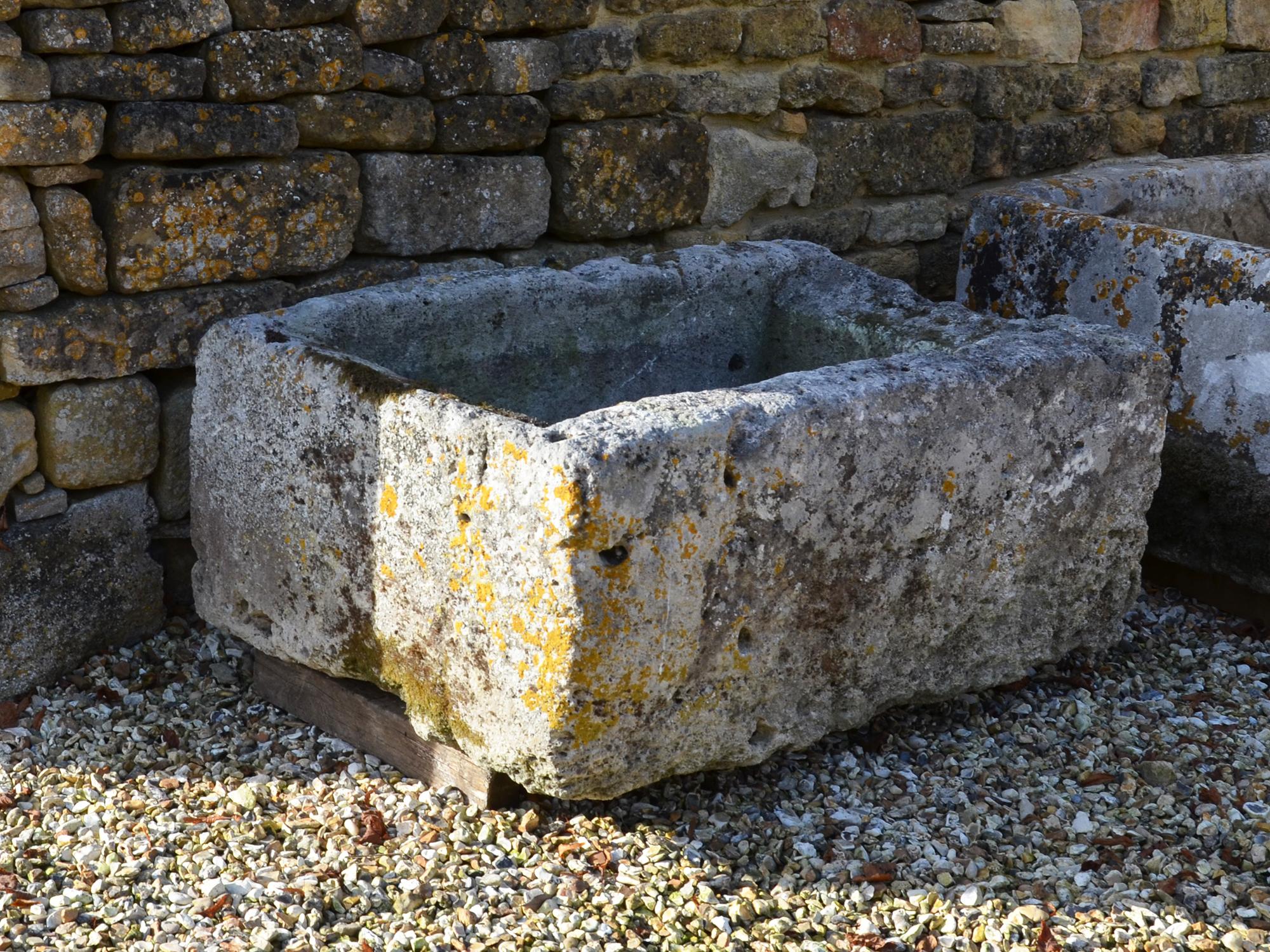 English Antique Limestone Trough