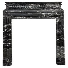 Antique Louis XIV Style Marble Fireplace Mantel