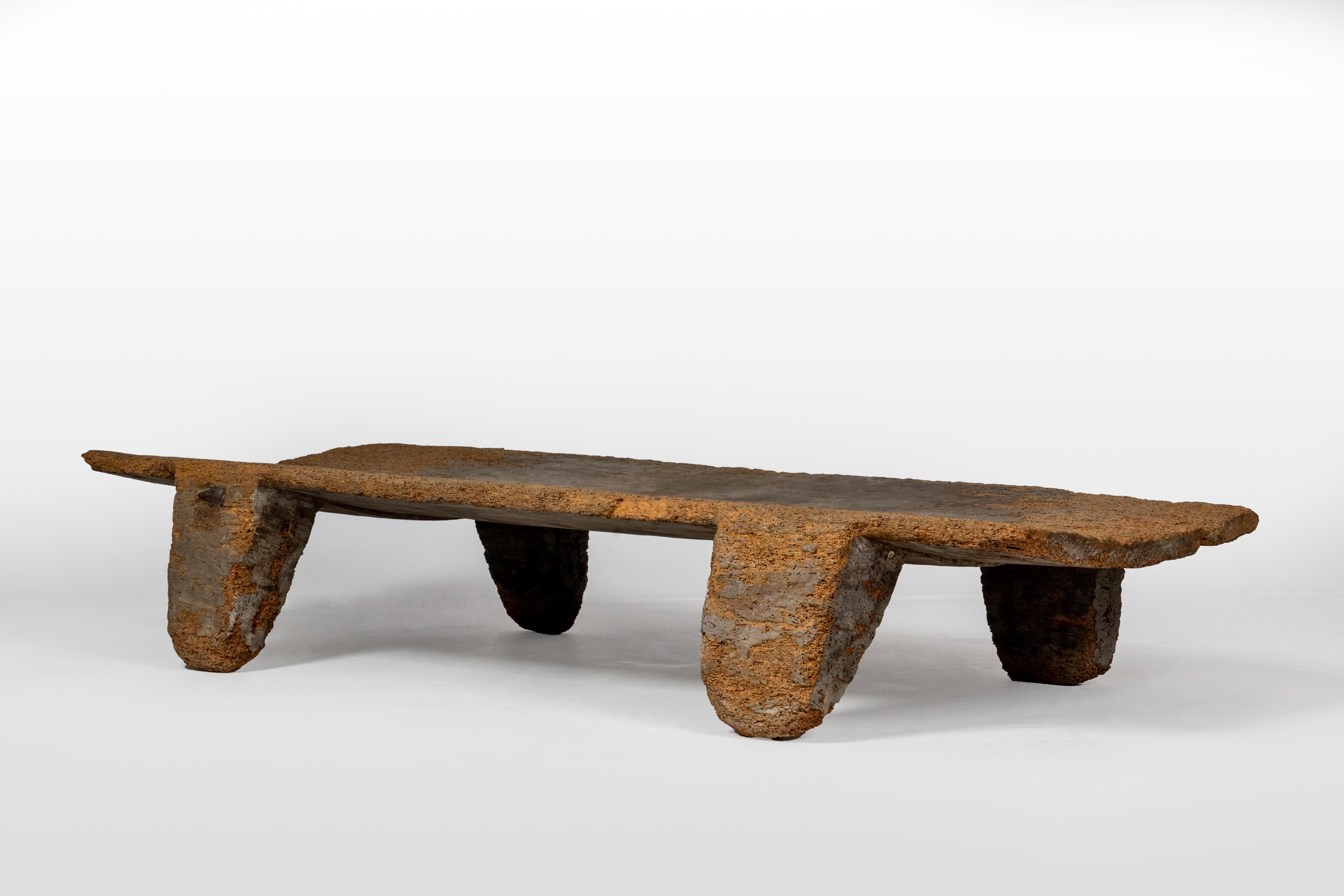Hand-Carved An Antique Naga Daybed