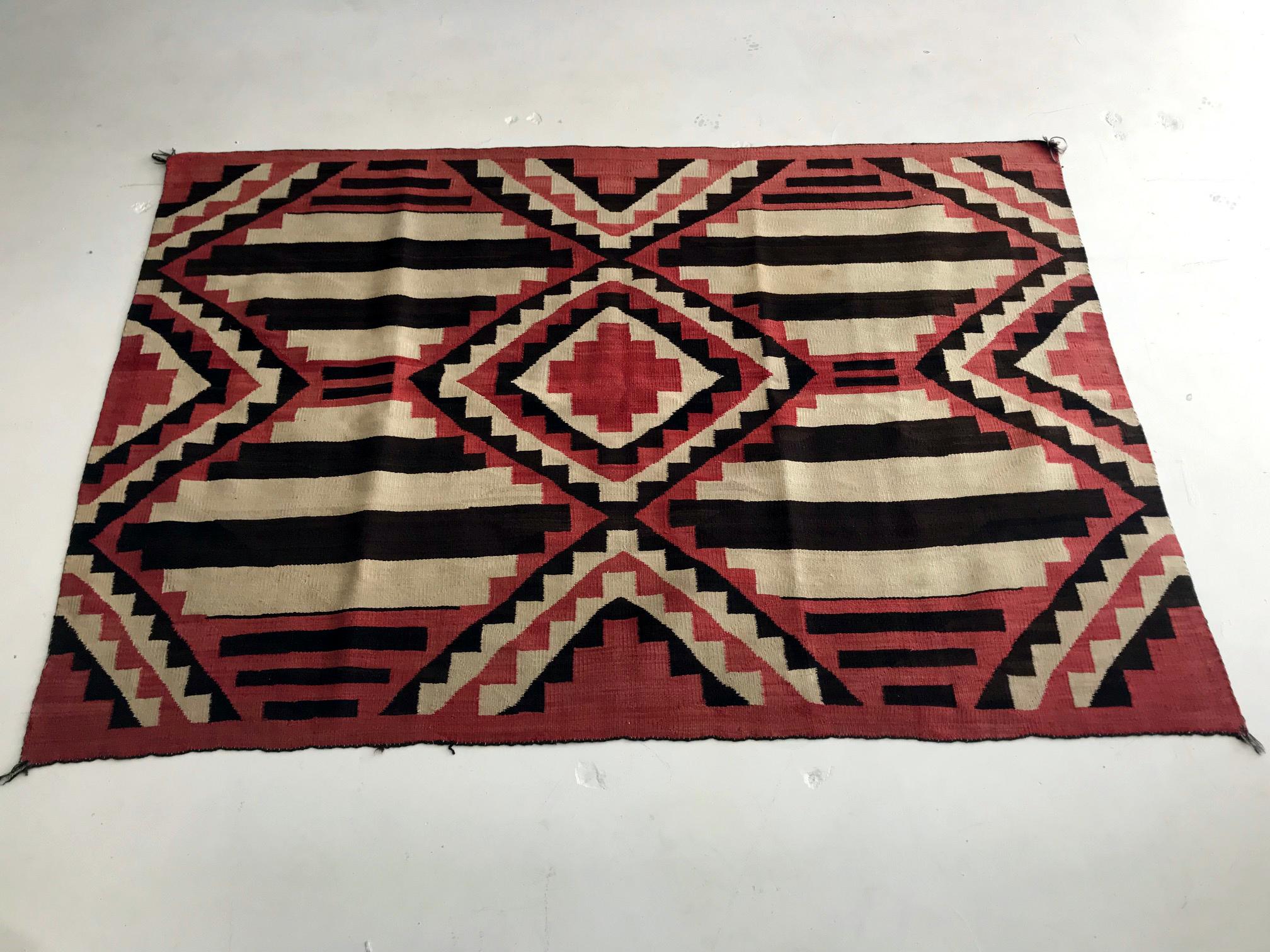 Antique Navajo Chief Blanket For Sale 2