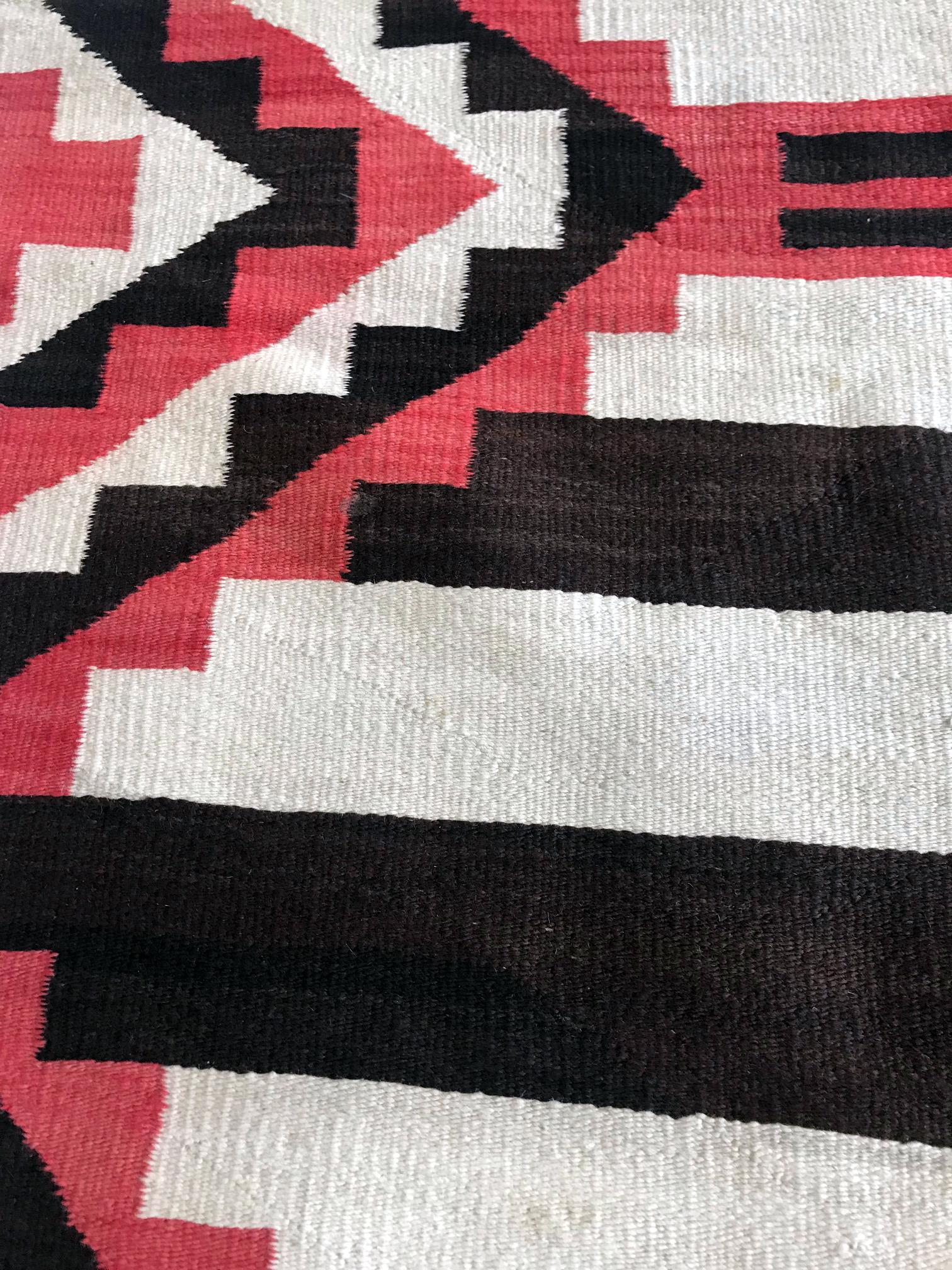 Hand-Woven Antique Navajo Chief Blanket For Sale