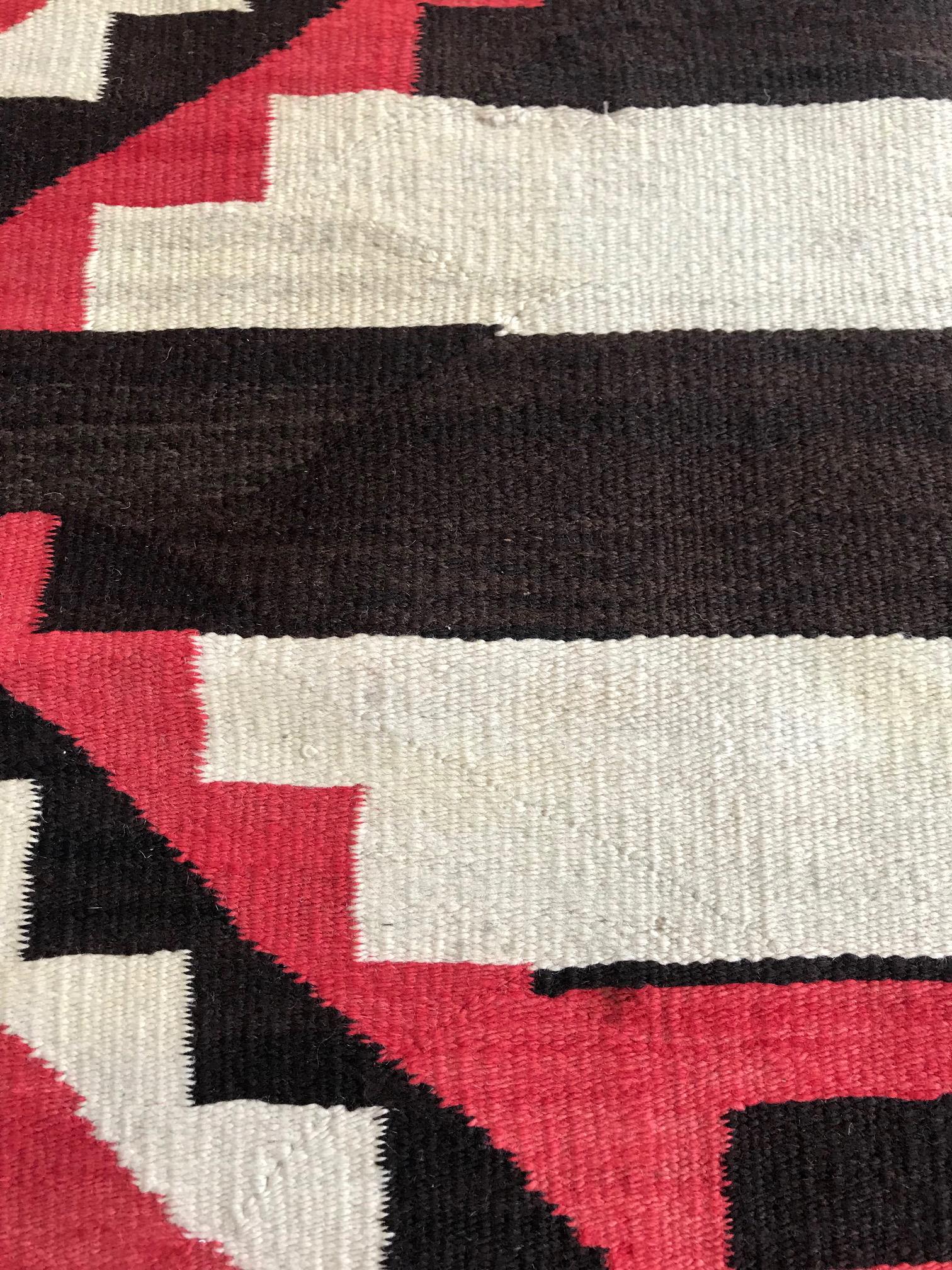 Late 19th Century Antique Navajo Chief Blanket For Sale