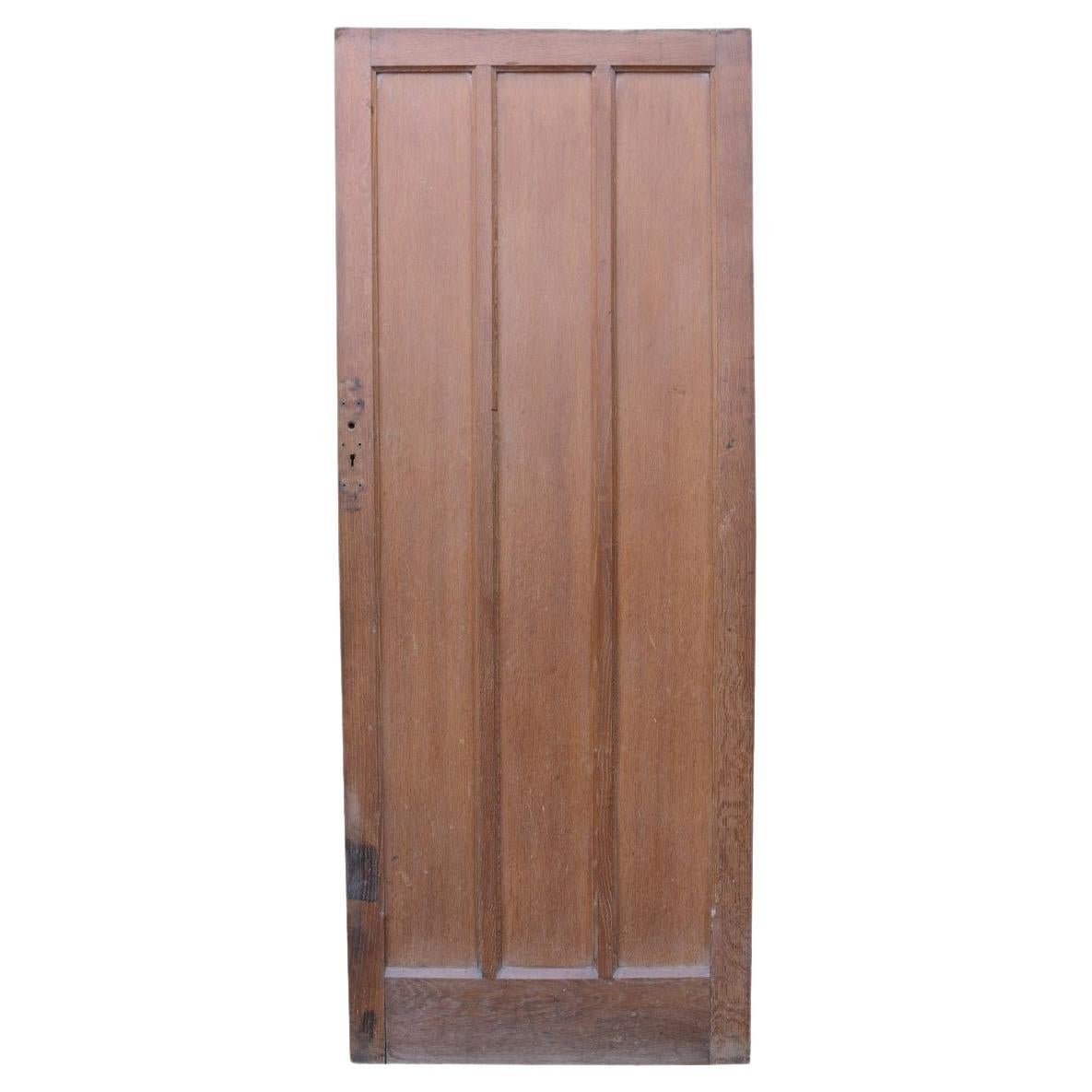 Antique Oak Exterior Door