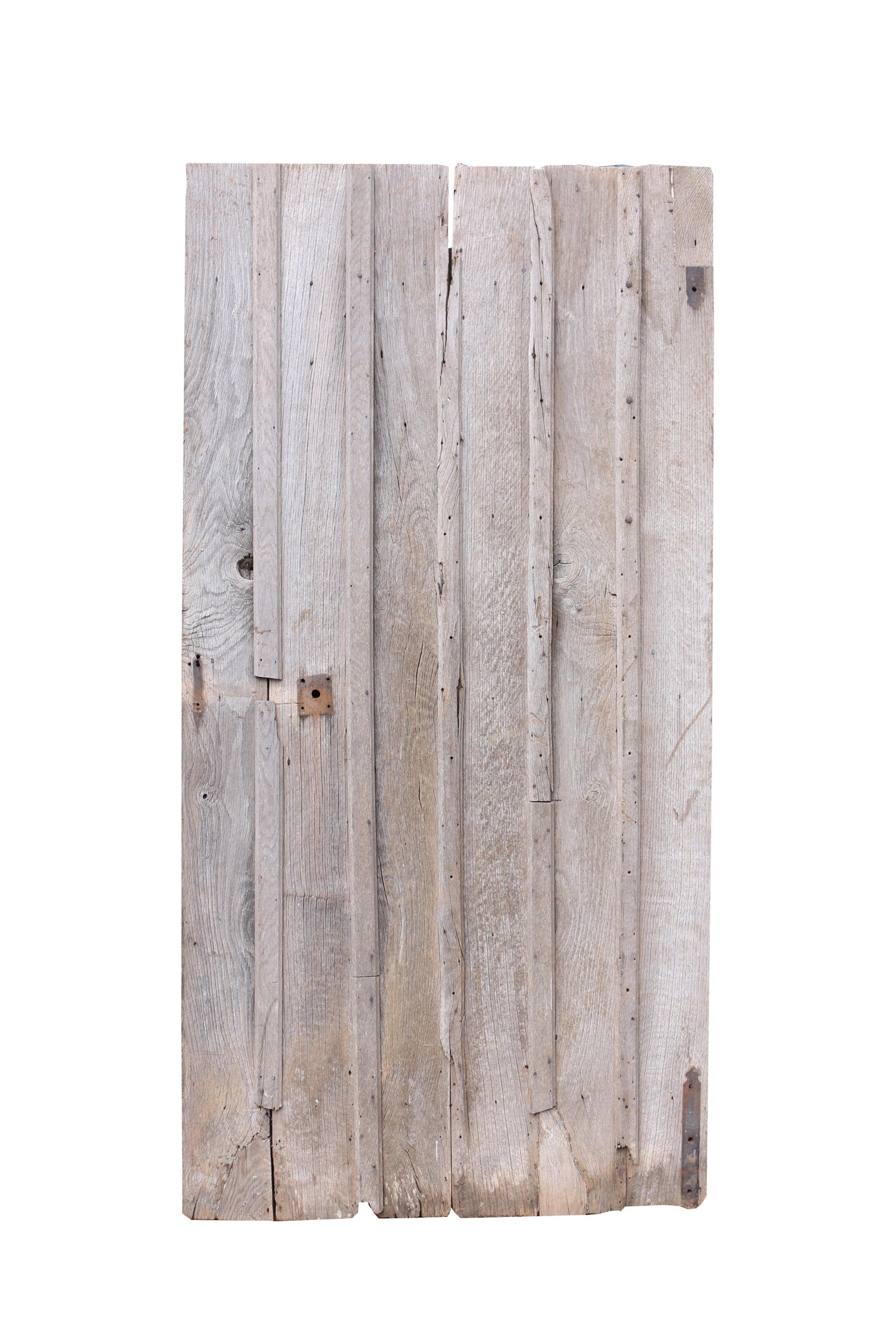 Porte de ferme rustique ancienne en chêne avec planches de bois Bon état - En vente à Wormelow, Herefordshire