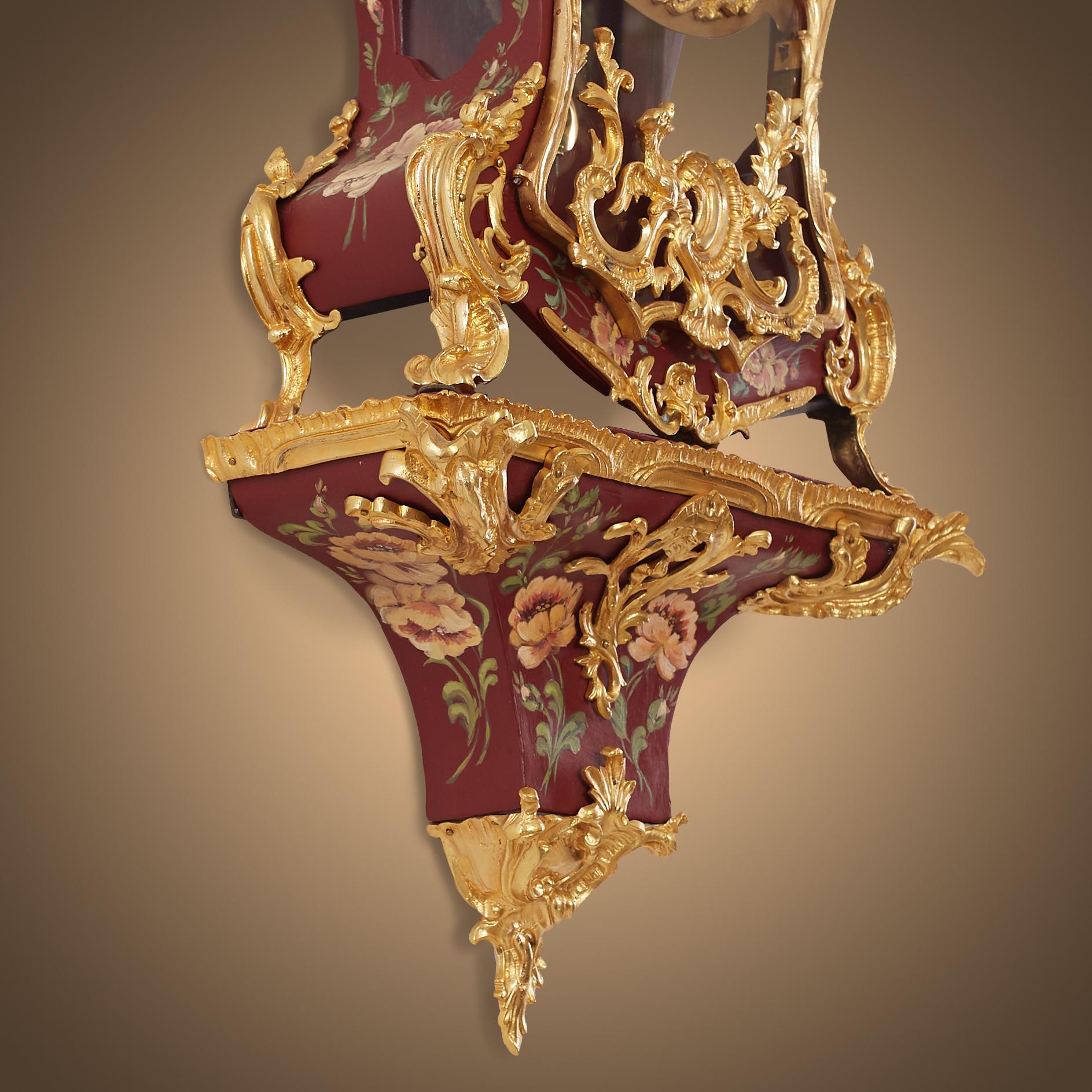 Antique Ormolu French Cartel Clock, Honoring Femininity in Art 3