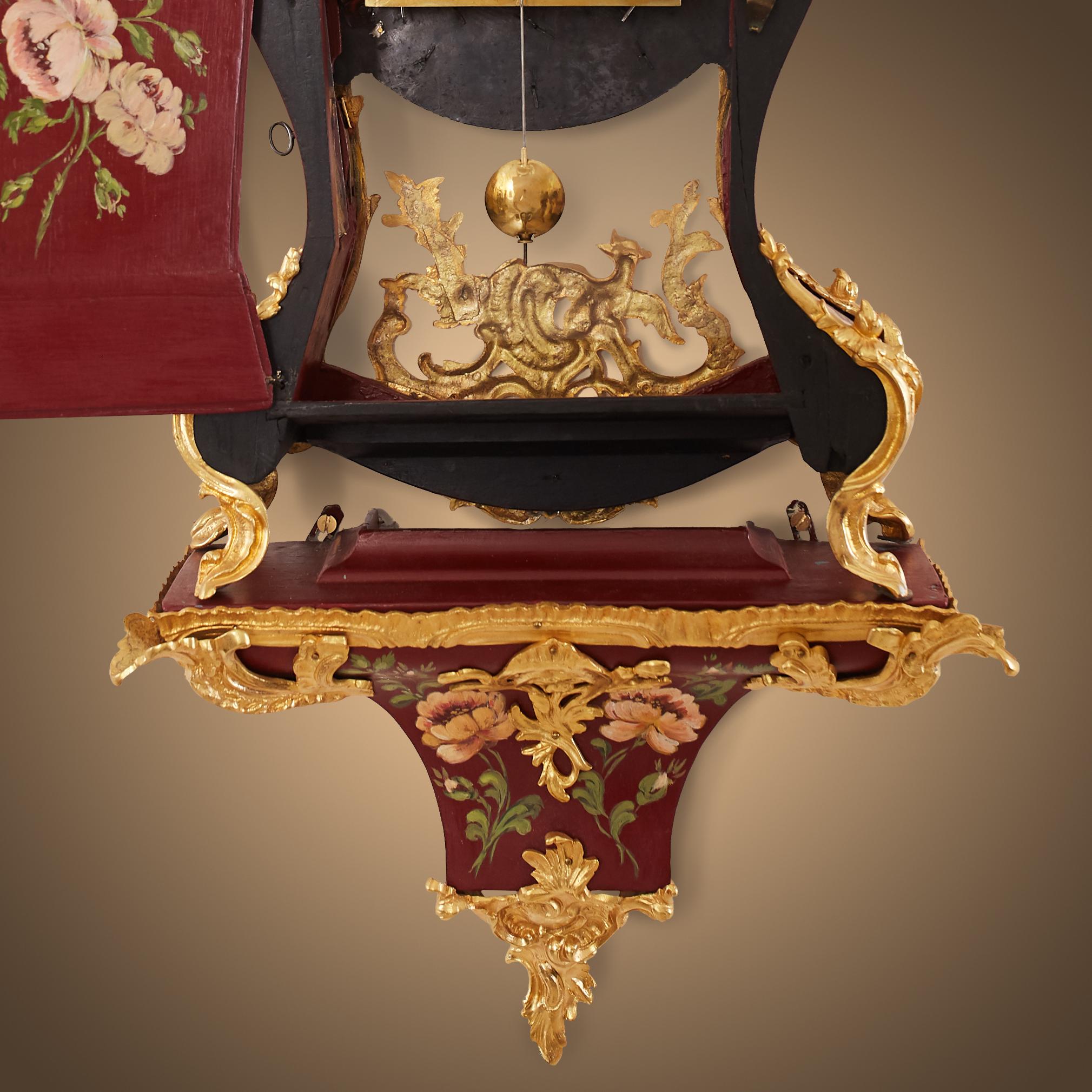 Antique Ormolu French Cartel Clock, Honoring Femininity in Art 10