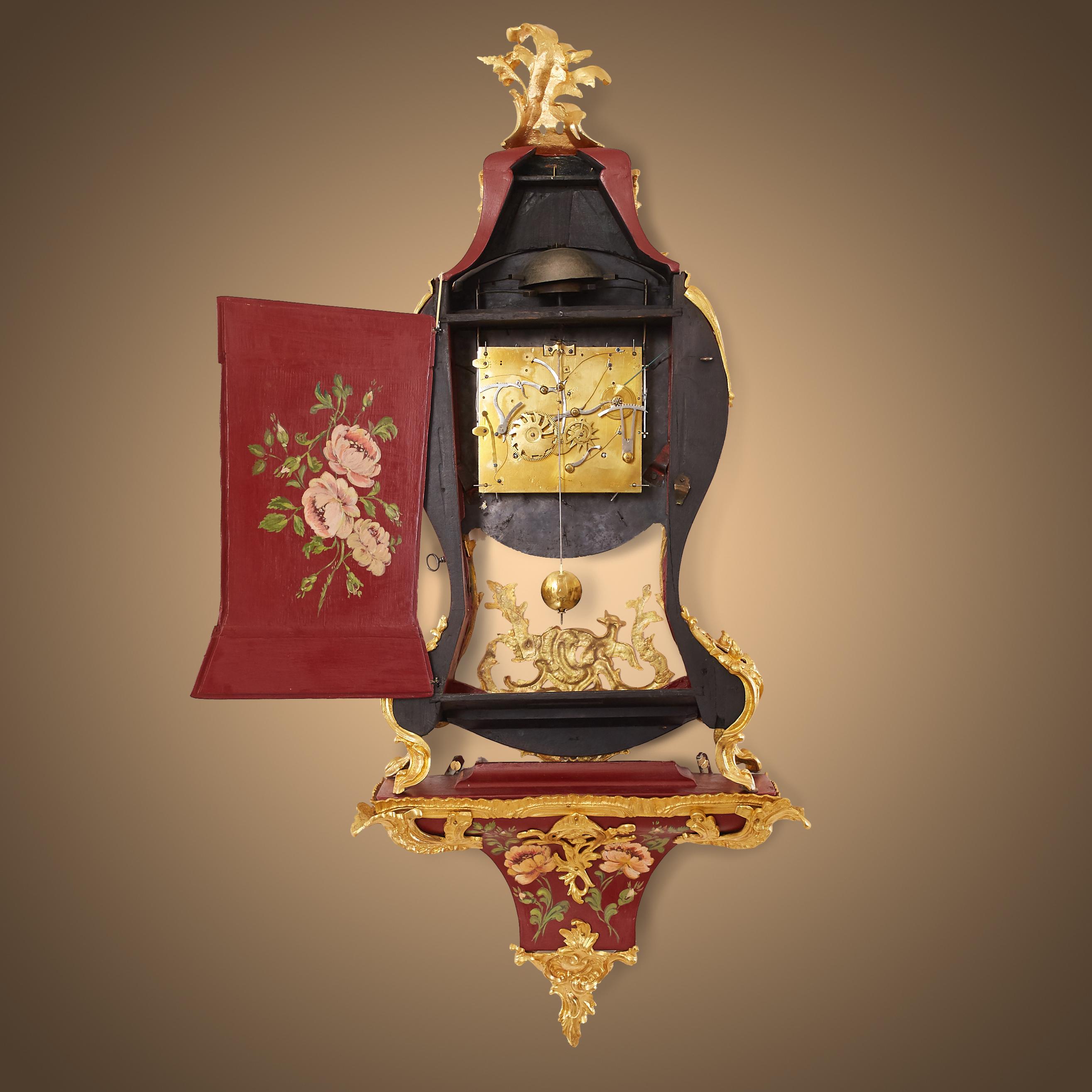 Antique Ormolu French Cartel Clock, Honoring Femininity in Art 8