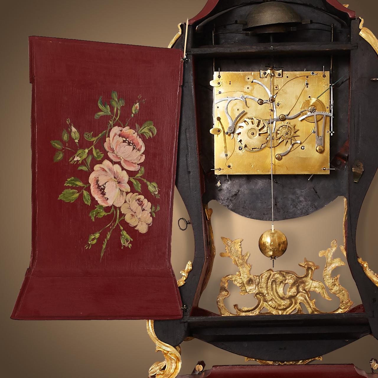 Antique Ormolu French Cartel Clock, Honoring Femininity in Art 11