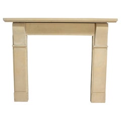 Antique Pale Sandstone Fire Mantel