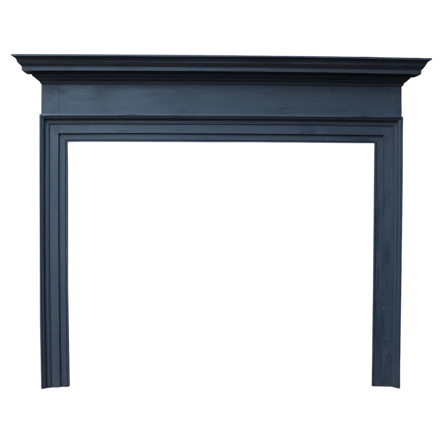 Antique Pine Fireplace Mantel For Sale