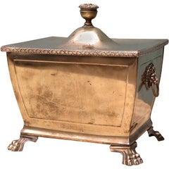Antique Regency Style Brass Coal Bucket