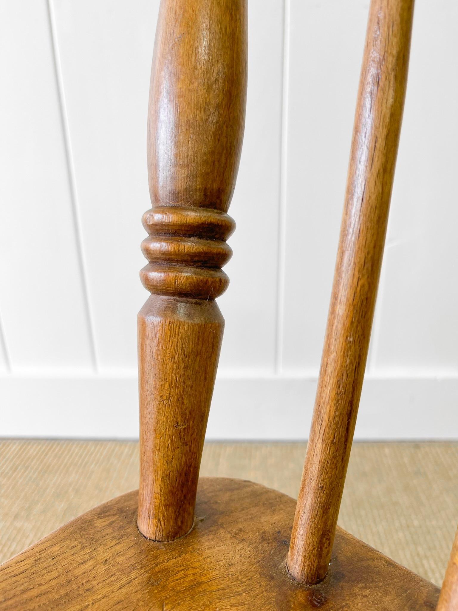 An Antique Set of 4 Early 19th Century Stick Back Chairs For Sale 5