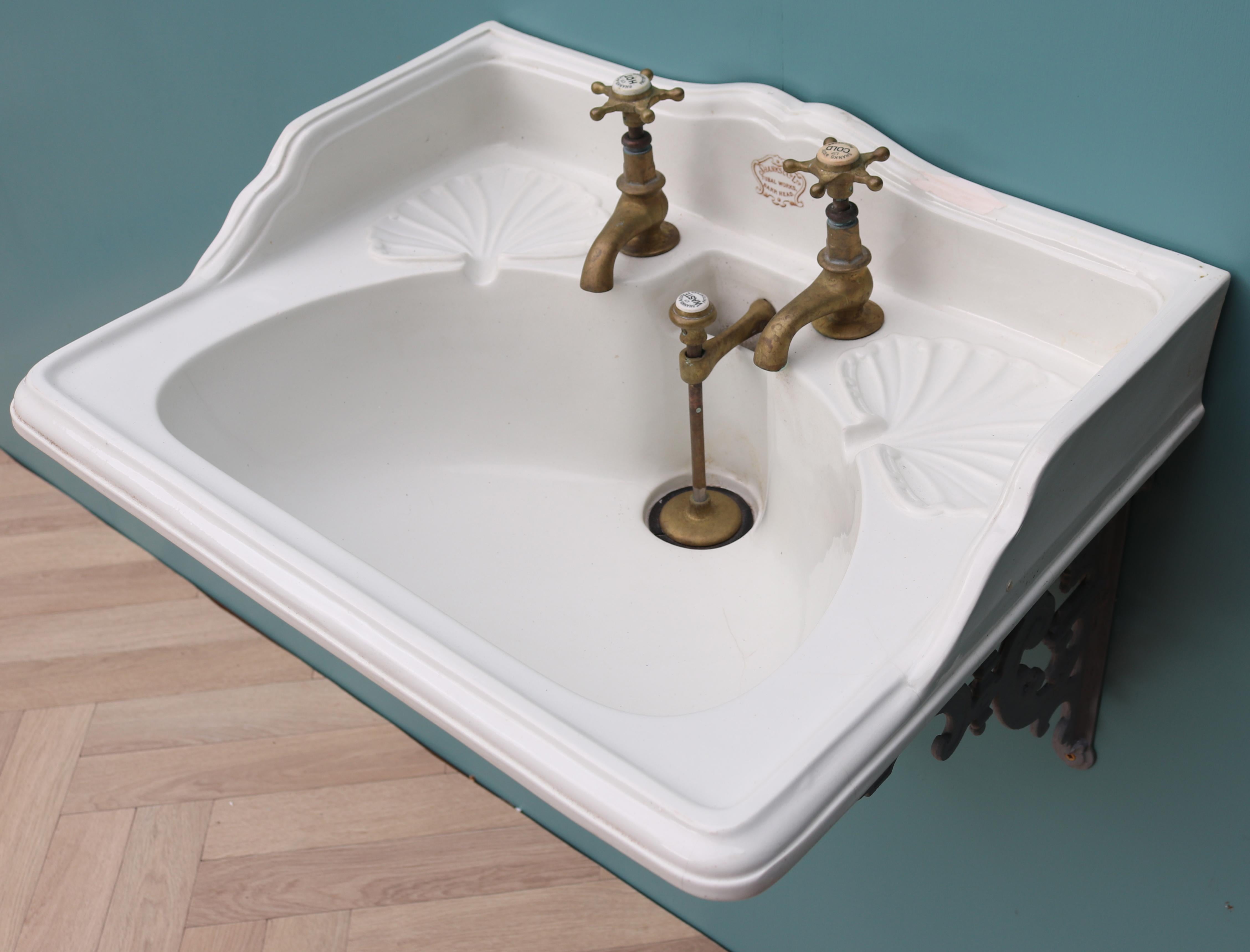 19th Century Antique ‘Shanks & Co.’ Wash Basin or Sink